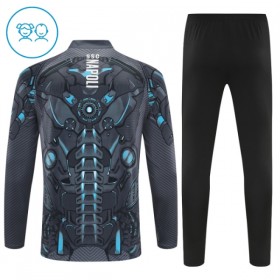 Criança Napoli Quarter-Zip Sweat de Treino 2025-26 Preta